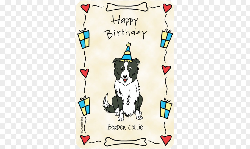 Puppy Dachshund Rough Collie Border Birthday Cake PNG