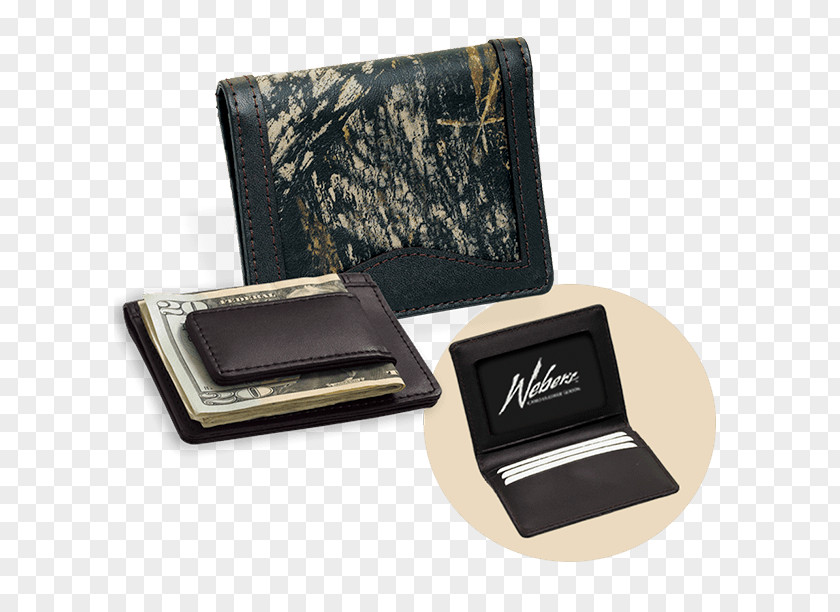 Wallet Money Clip Pocket Handbag Leather PNG