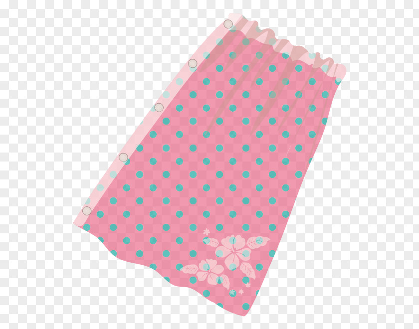 Bath Towel Polka Dot Pink M PNG