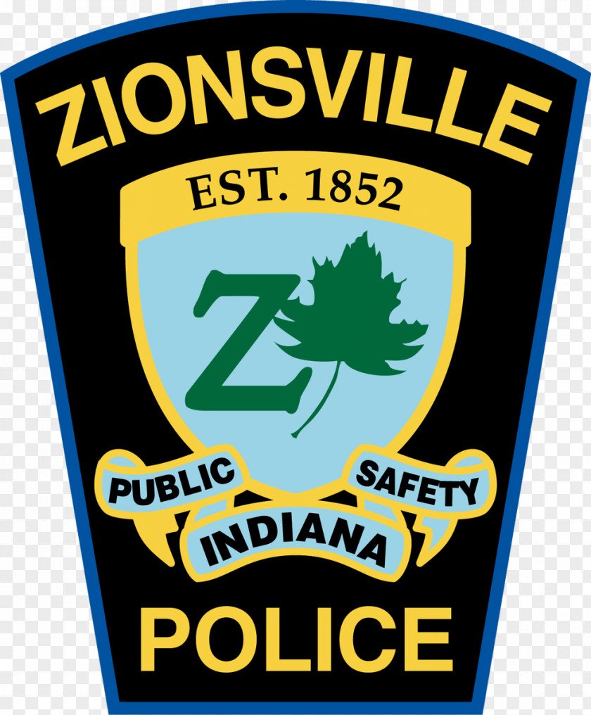 Police Zionsville Department Logo Brand Font PNG