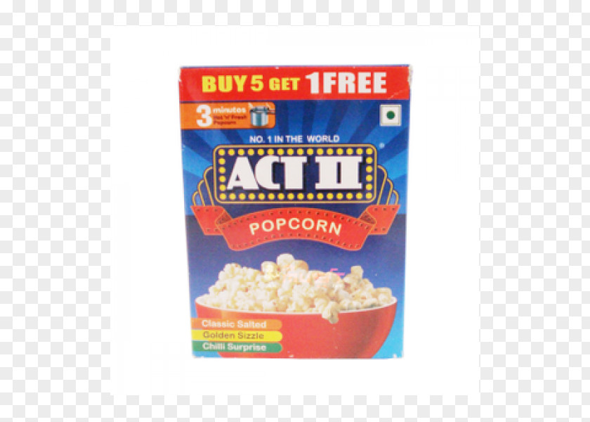 Popcorn Corn Flakes Kettle Act II Microwave PNG