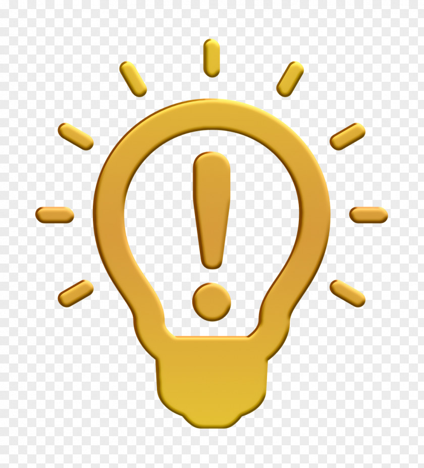 Symbol Yellow Business Icon Office Set Bulb PNG