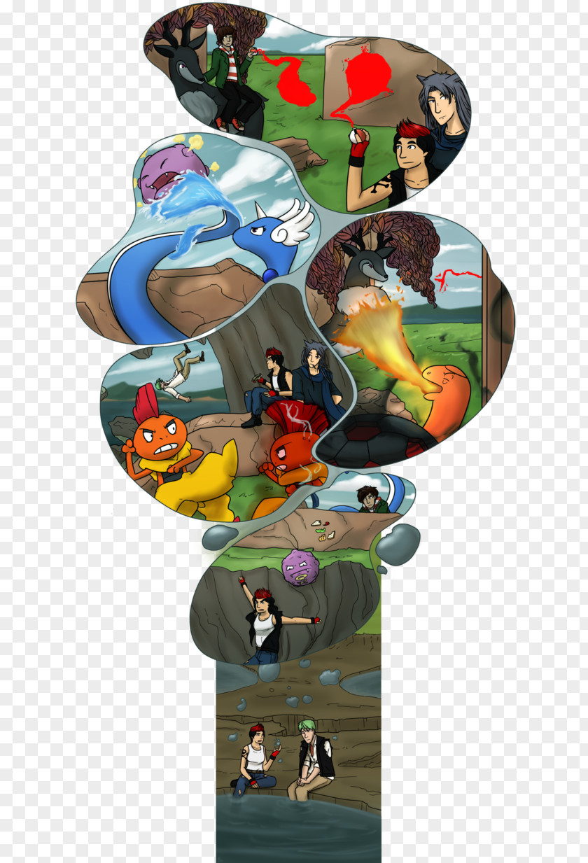 Collage Cartoon PNG