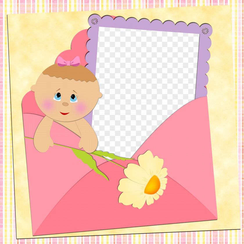 Envelopes Child Decorative Frame Paper Envelope Clip Art PNG