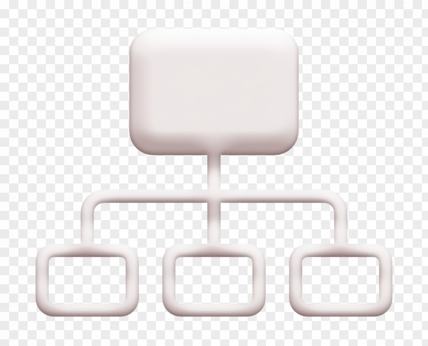 Rectangle Material Property Networking Icon Group Business Set PNG
