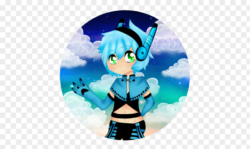 Starry Sky Cartoon Character Fiction PNG