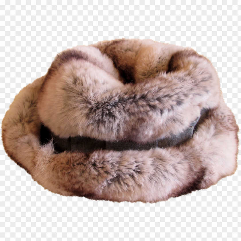 With Fur Hat Snout Brown Material PNG