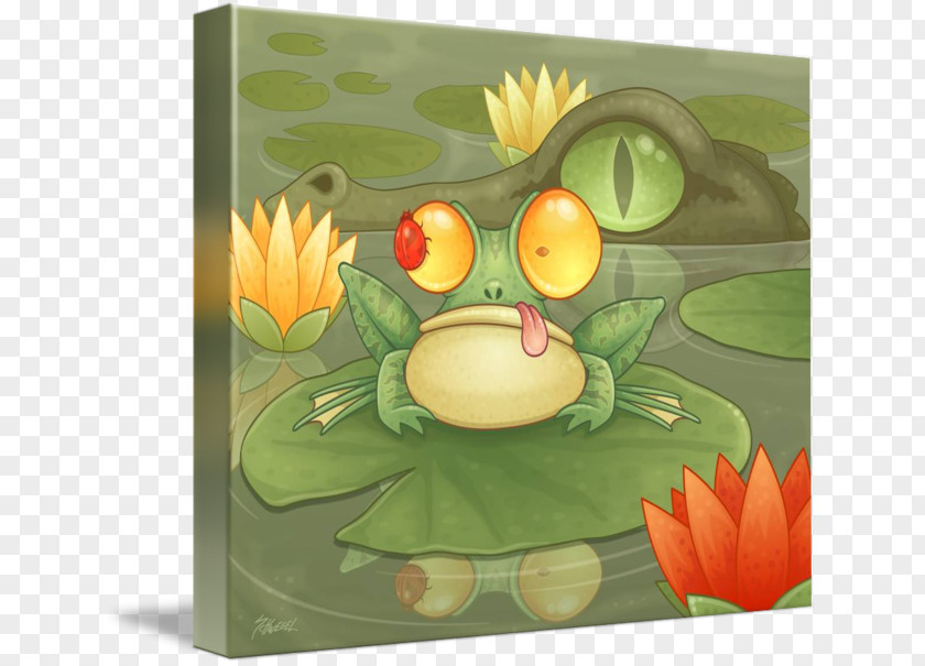 Frog Tree Illustration Artist Painting PNG