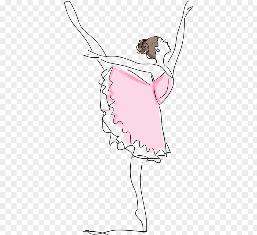 Sketch Ballet Dancer Clip Art PNG