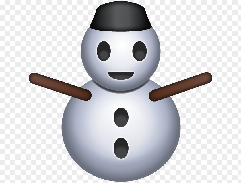 Snowman Creative Emoji Clip Art PNG