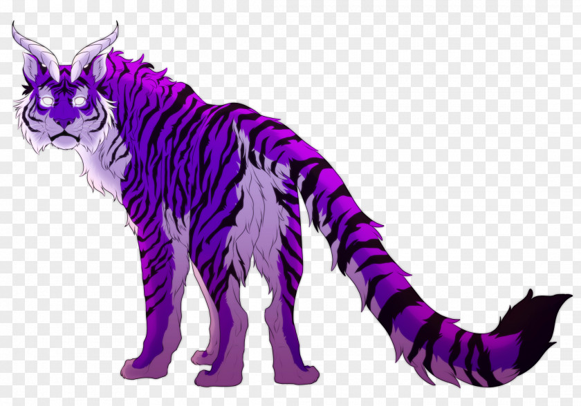 Tiger Woods Cat Leopard Whiskers Purple PNG
