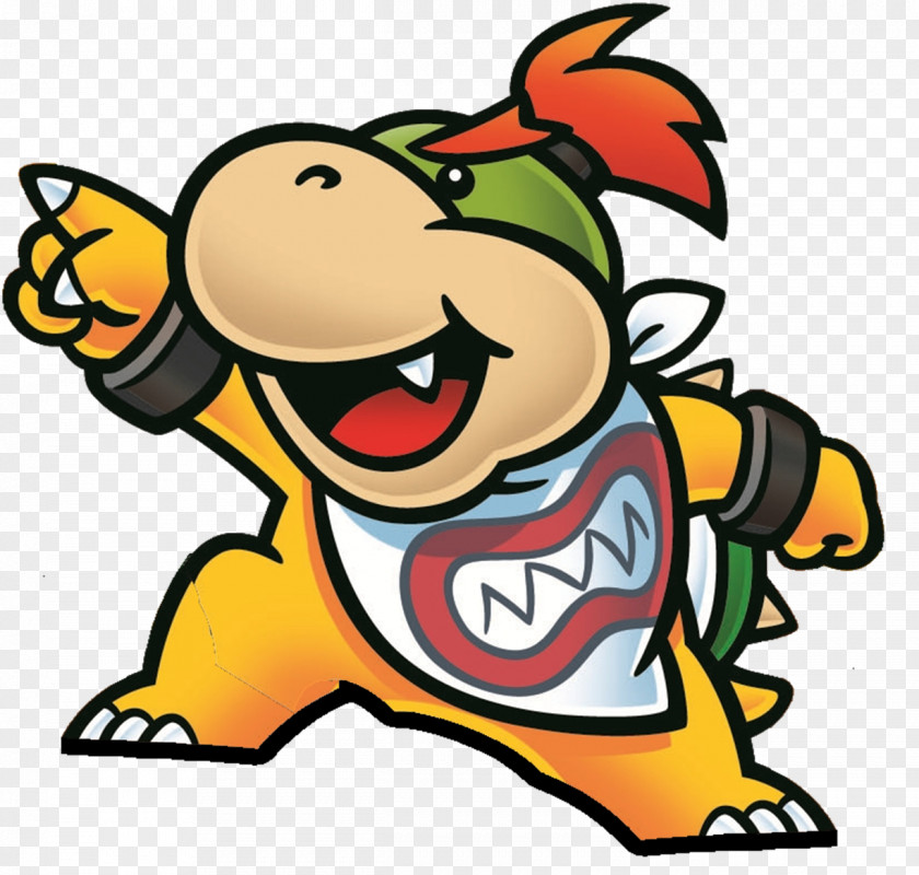Bowser Mario Bros. Toad Paper PNG