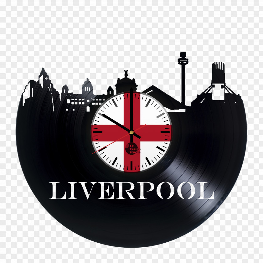 Liverpool England F.C. Leeds Clock Phonograph Record PNG