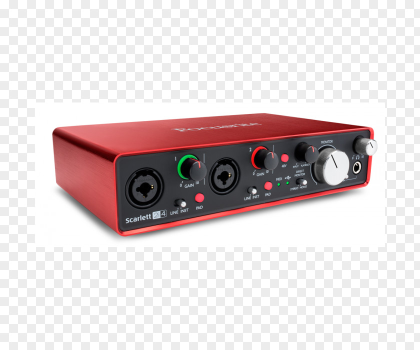 Microphone Focusrite Scarlett 2i4 (2nd Gen) 2i2 2nd Gen Audio PNG