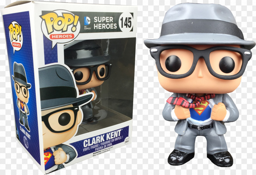Rubber Superman Clark Kent Action & Toy Figures Funko PNG