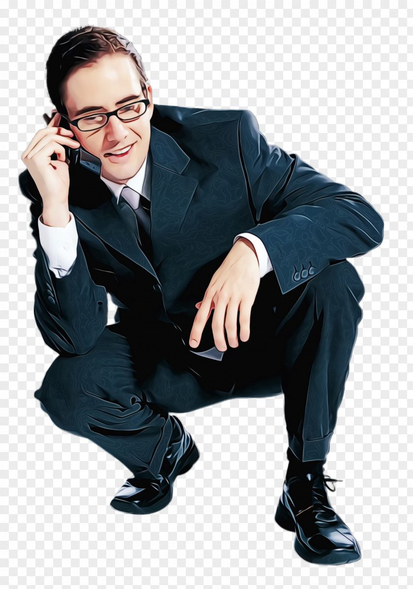 Formal Wear Whitecollar Worker Glasses PNG