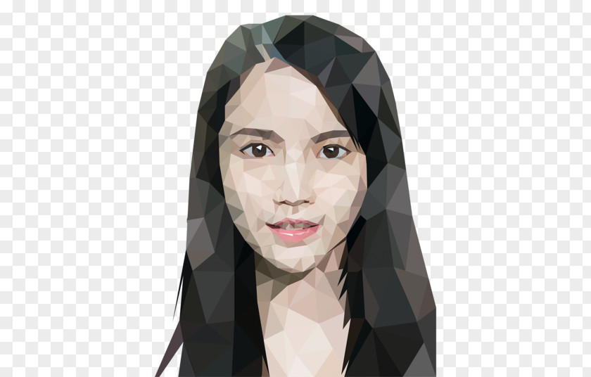 Poly Vector Portrait Pop Art Drawing Watercolor Painting PNG