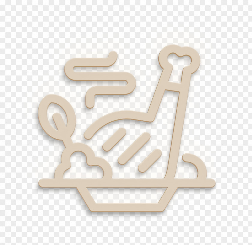 Restaurant Elements Icon Meat PNG