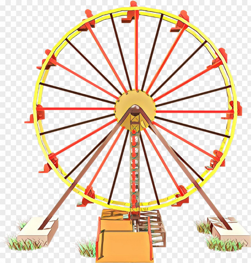 Nonbuilding Structure Wheel Ferris Tourist Attraction Amusement Park Recreation Ride PNG