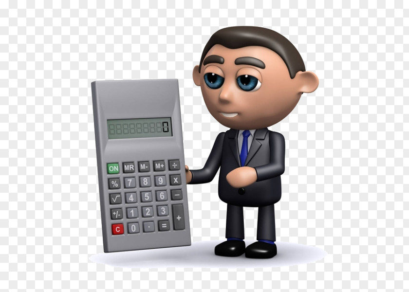 Salesman Calculator 3D Computer Graphics Photography Royalty-free Illustration PNG