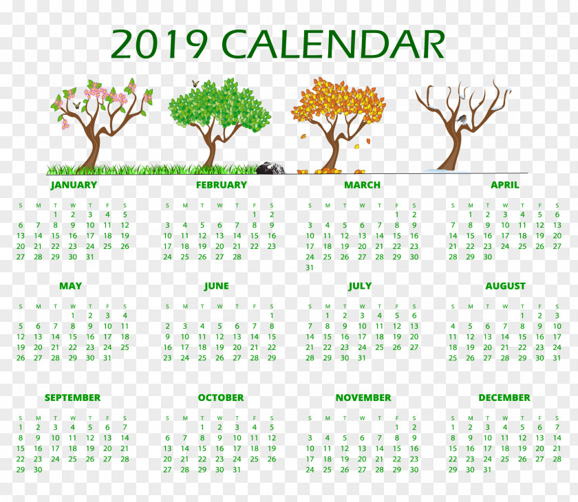 Season Month Word Educational Flash Cards Time PNG