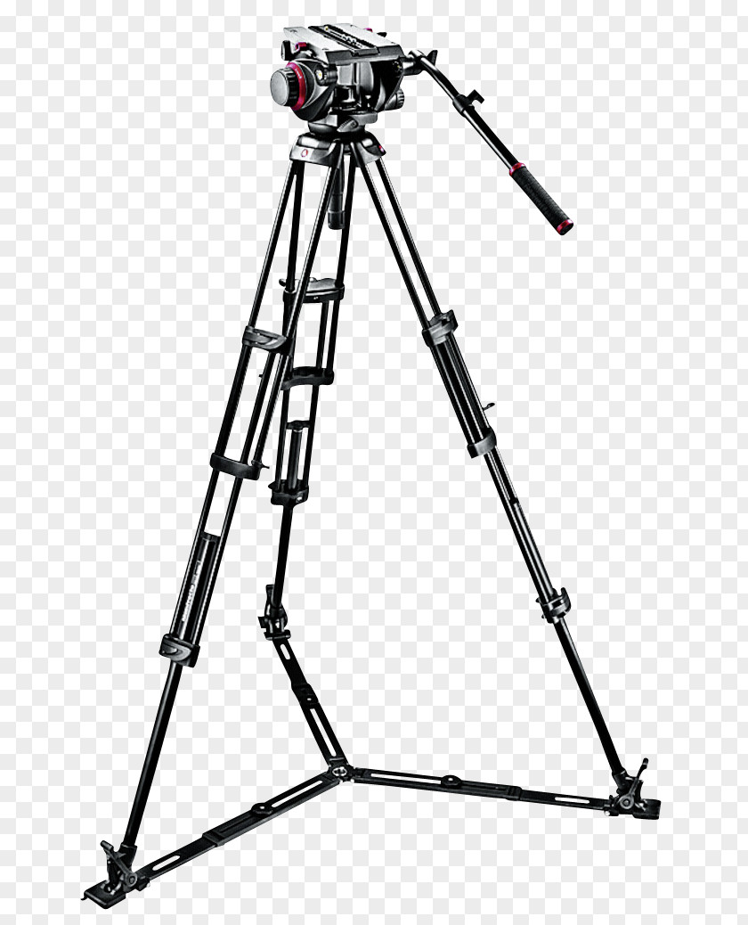 Camera Manfrotto Video Tripod Head 509HLV Pan Bar For PNG