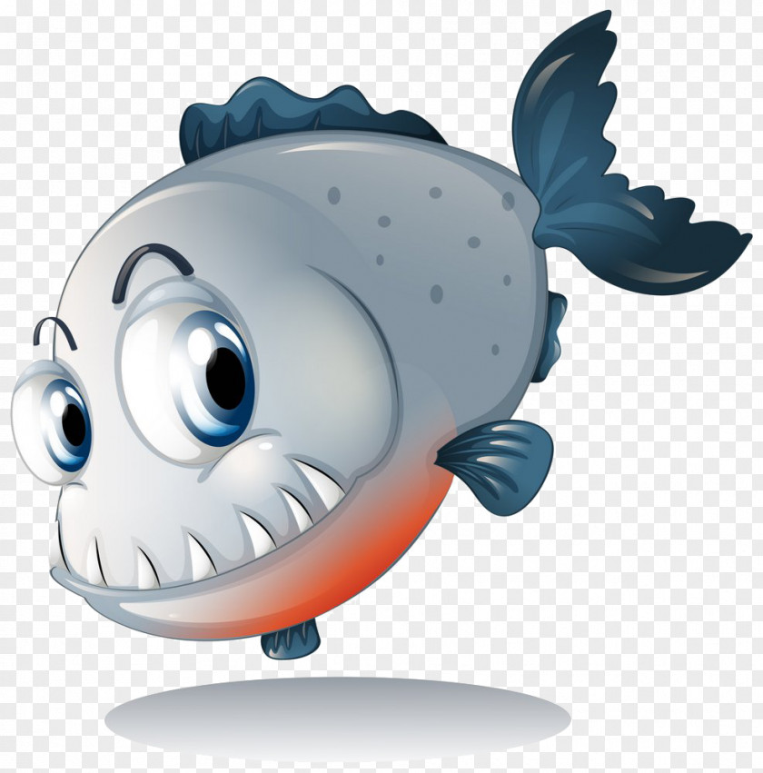 Cartoon Fish Royalty-free Piranha Clip Art PNG