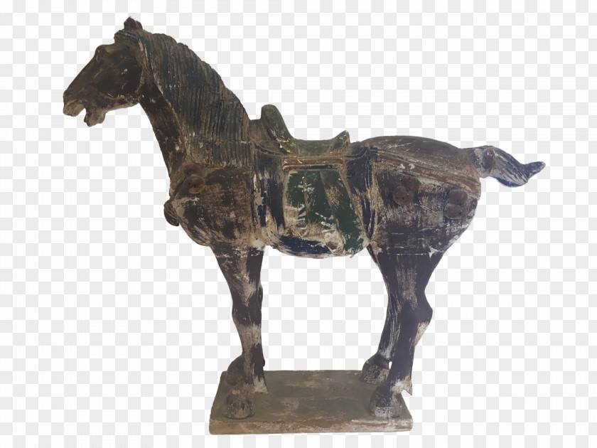 Horse Tang Standing Figure, Canberra Ornament Art Stallion PNG