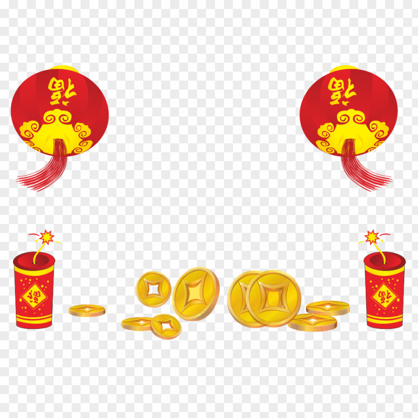 Chinese New Year Festive Material Computer File PNG