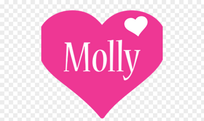 Molly Name Love Logo PNG