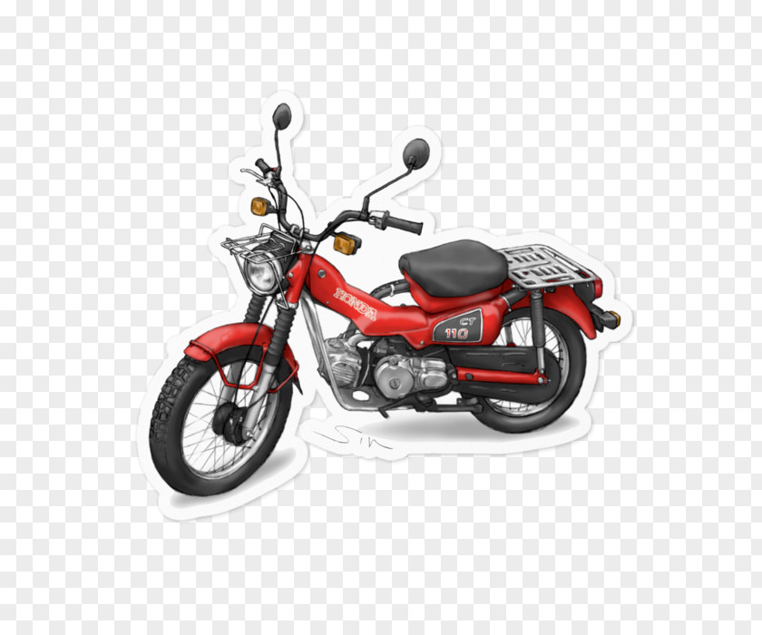Motorcycle Honda Motor Company CT110 Super Cub CT Series PNG