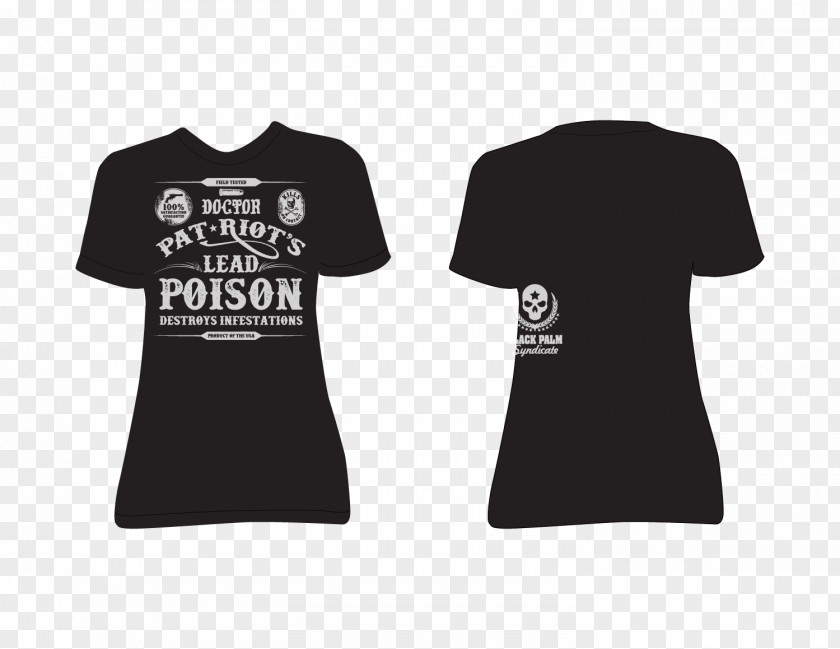 T-shirt Sleeve Crew Neck Poison PNG