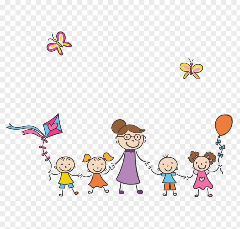 Cartoon Characters,fly A Kite Child Pre-school Special Education Day Care PNG