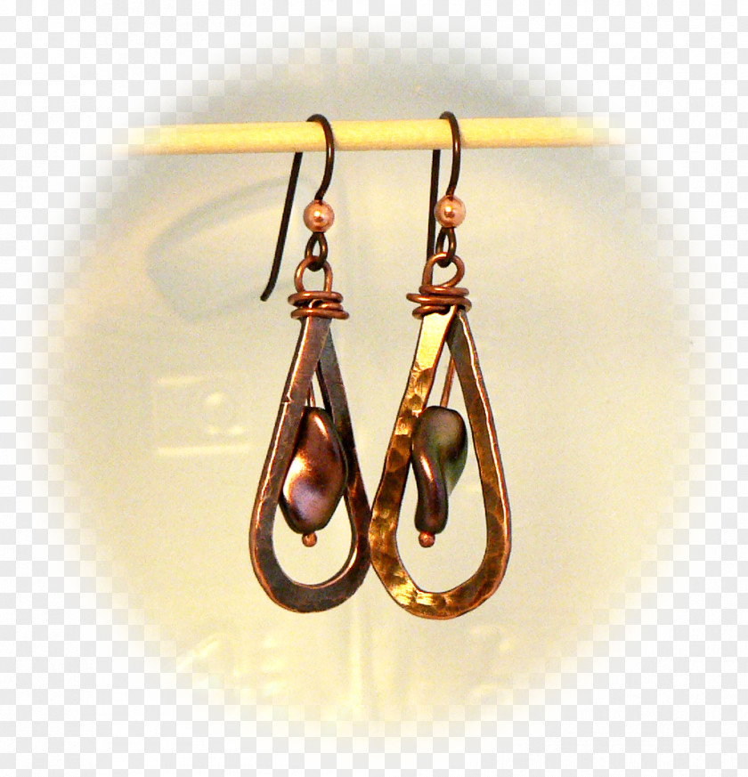 Jewellery Earring Body Amber Copper PNG