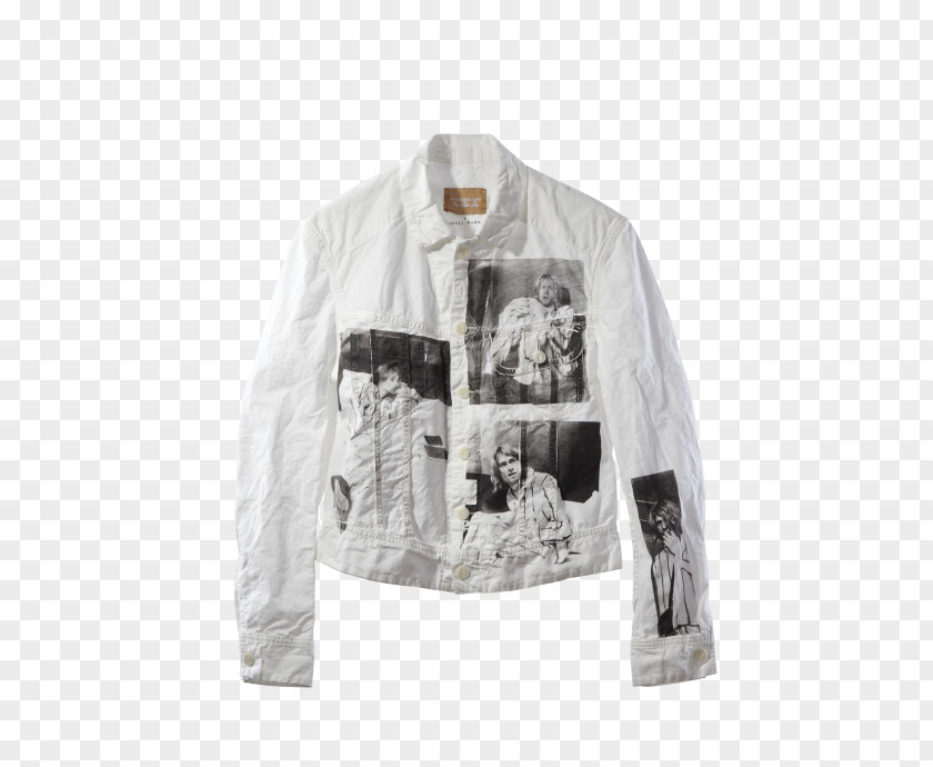 Kurt Cobain Long-sleeved T-shirt Jacket Outerwear PNG