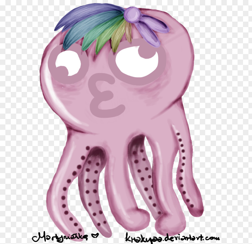 Octopus Drawing Cephalopod Pink M Clip Art PNG