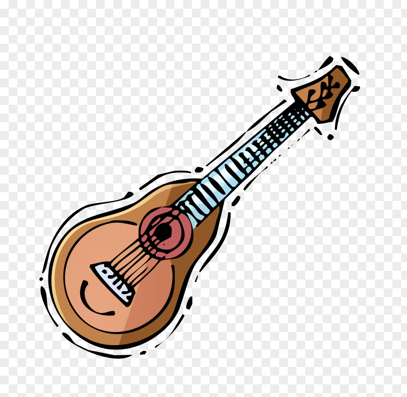 Sitar Icon Acoustic Guitar Bass Ukulele Tiple Art PNG