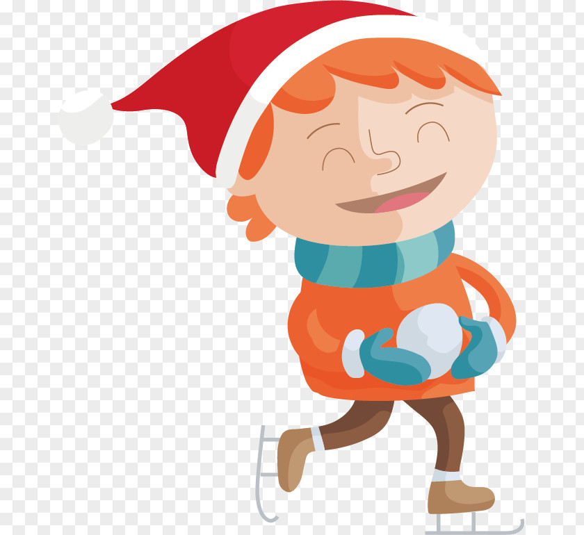 Vector Rub Snowball Boy Santa Claus Puzzles Are New Years Christmas Child PNG