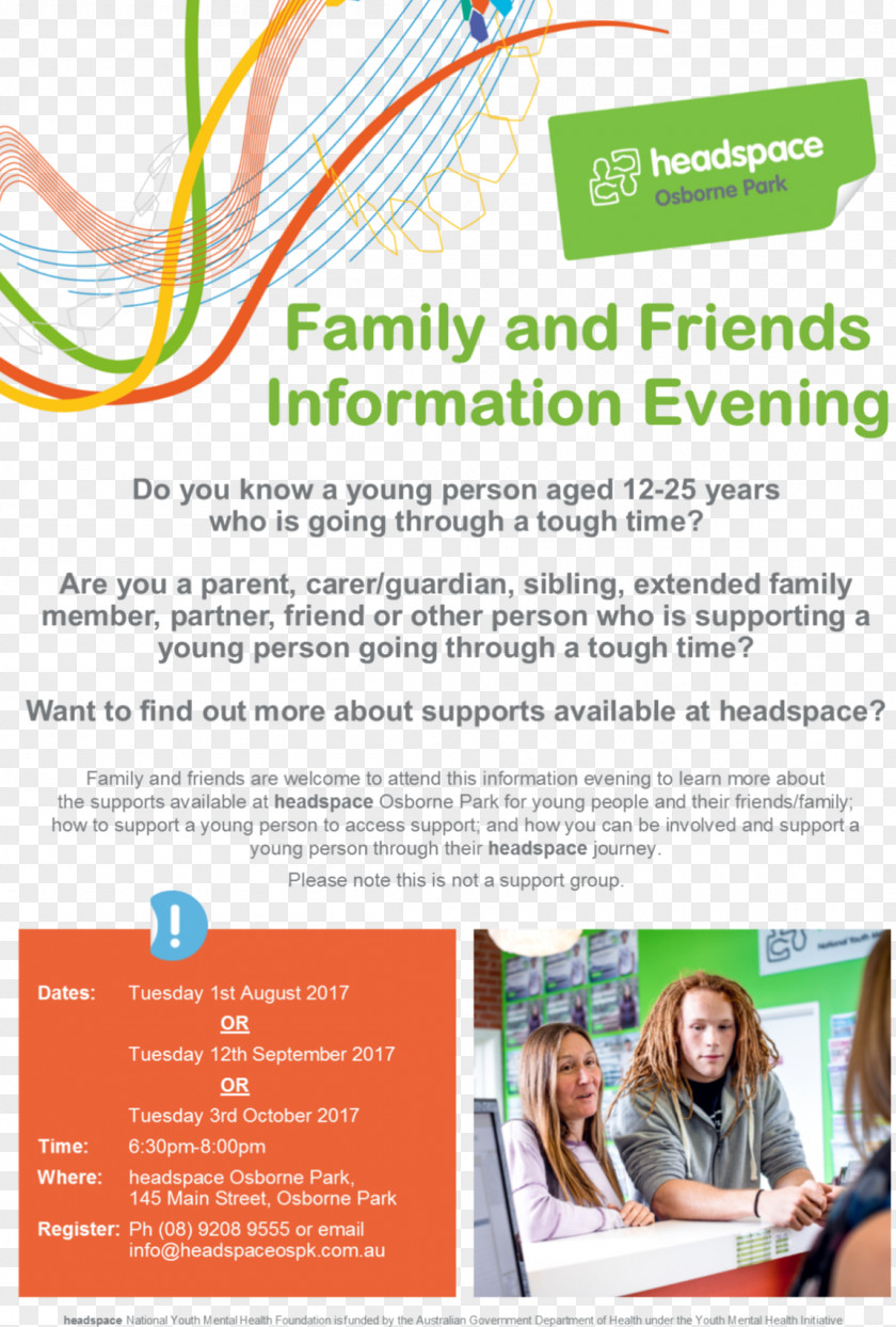 Family Party Flyer Web Page Brochure PNG