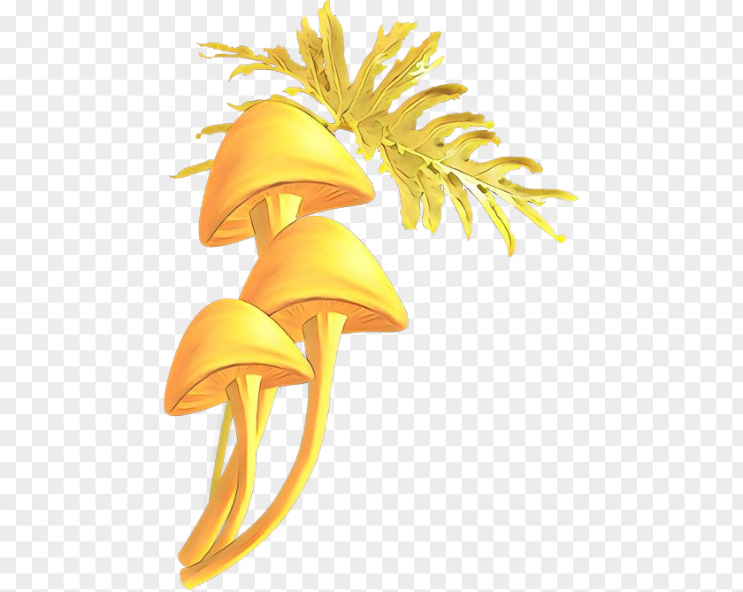 Plant Yellow Palm Leaf PNG