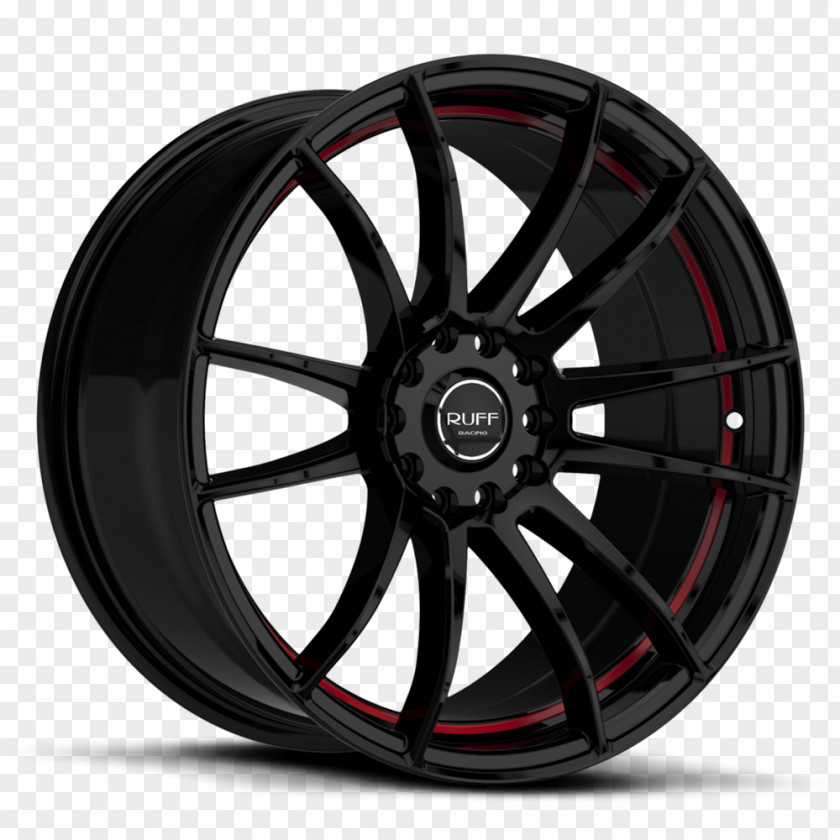 Red Silk Strip Car Rim Wheel Sizing Tire PNG