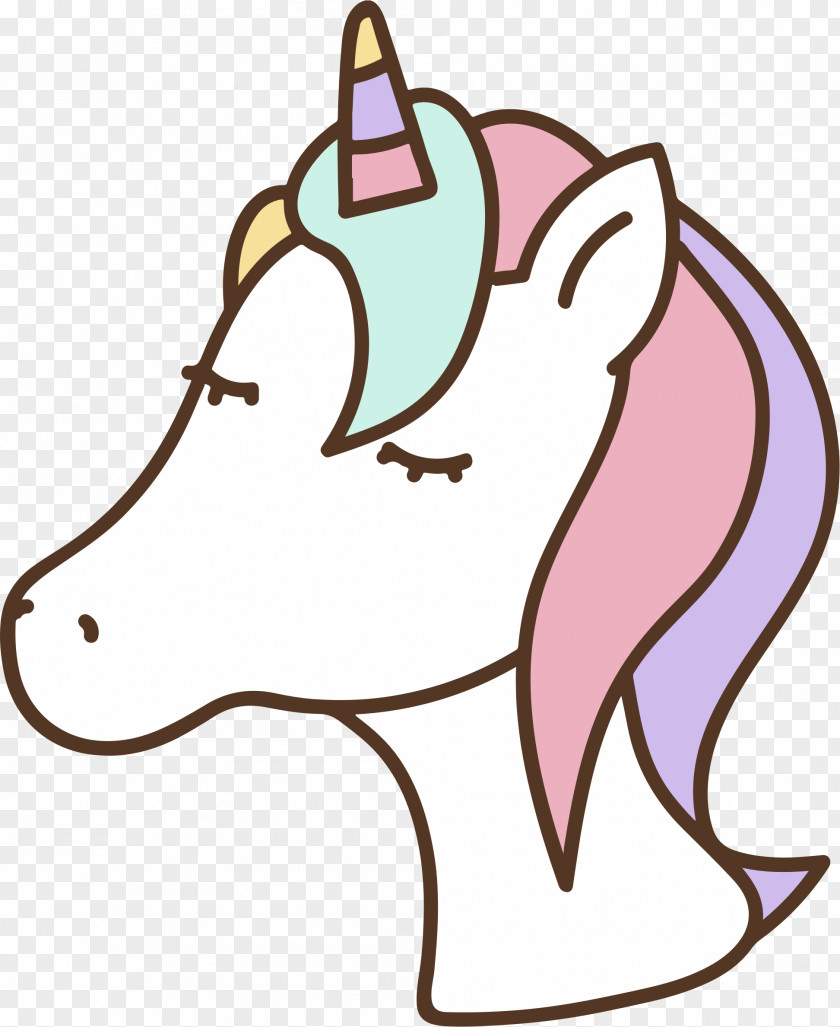 T-shirt Unicorn Pastel Color PNG