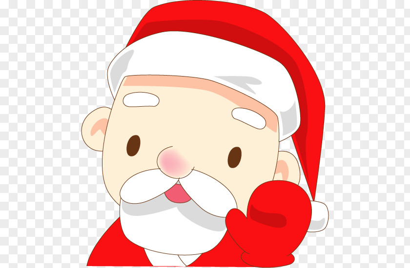 Vector Santa Claus Christmas Gift Clip Art PNG