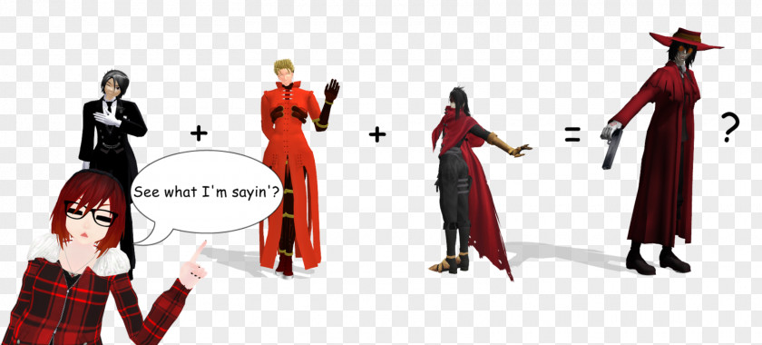 Alucard Vash The Stampede Vincent Valentine Hellsing Trigun PNG