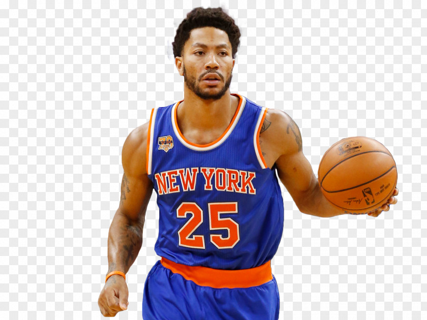 Derrick Rose Knicks Transparent New York Chicago Bulls Basketball PNG