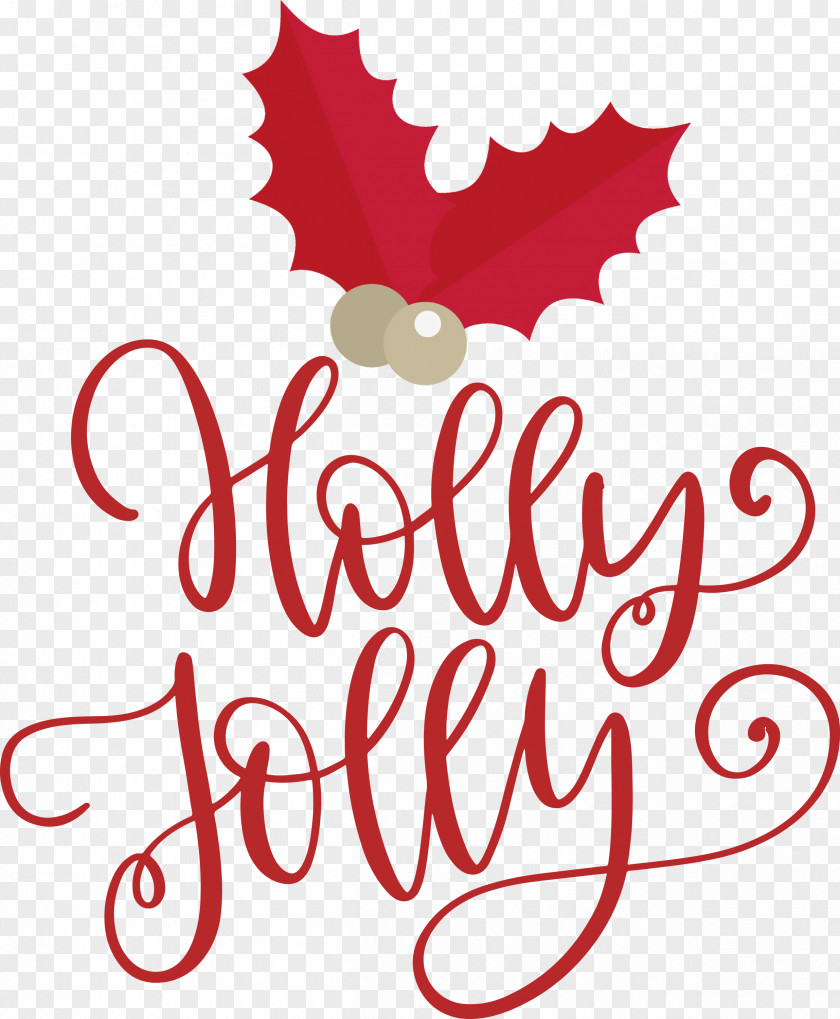 Holly Jolly Christmas PNG