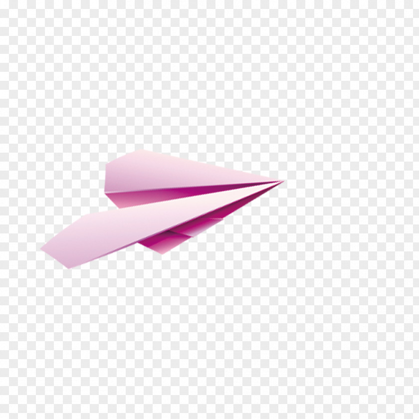 Pink Paper Airplane Plane PNG