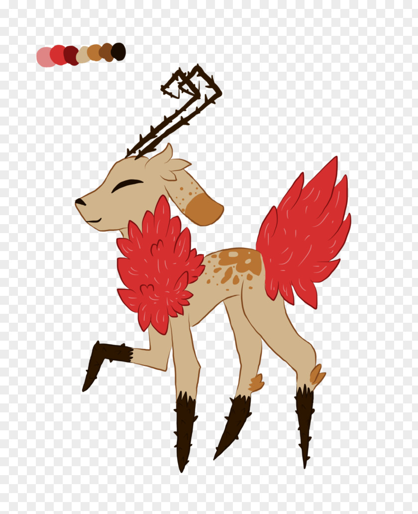 Reindeer Horse Dog Illustration Mammal PNG