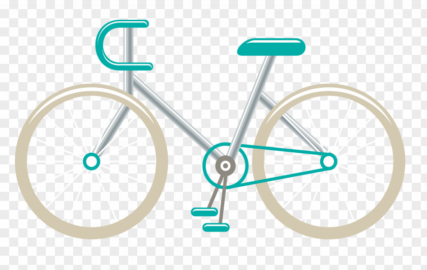 Vector Bike Bicycle Wheel Frame Hybrid PNG