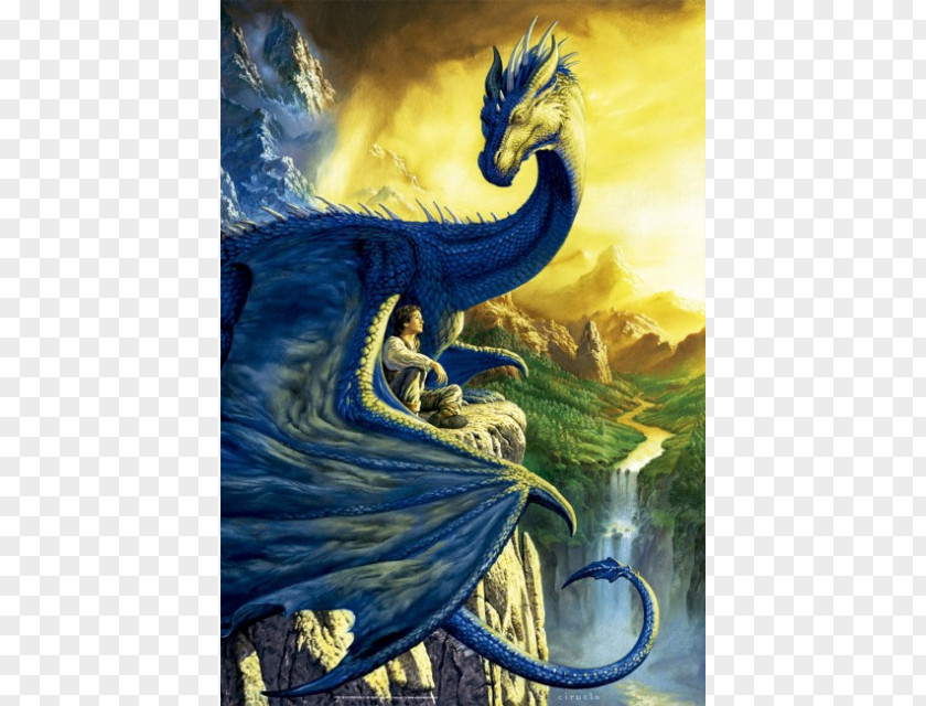 Dragon Eragon Jigsaw Puzzles Saphira Educa Borràs PNG